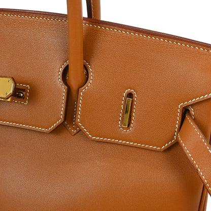 Hermes Gold Gulliver Birkin 35 Handbag