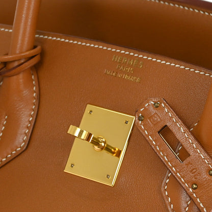 Hermes Gold Gulliver Birkin 35 Handbag