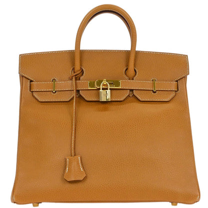 Hermes Natural Sable Ardennes Haut a Courroies 32 Handbag