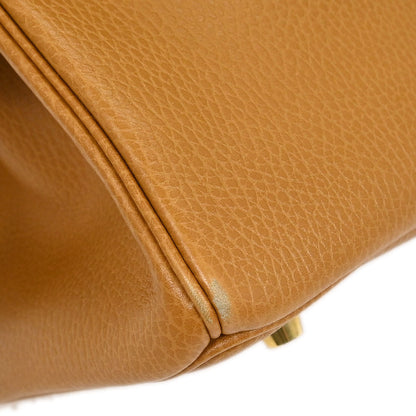 Hermes Natural Sable Ardennes Haut a Courroies 32 Handbag