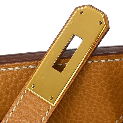 Hermes Natural Sable Ardennes Haut a Courroies 32 Handbag