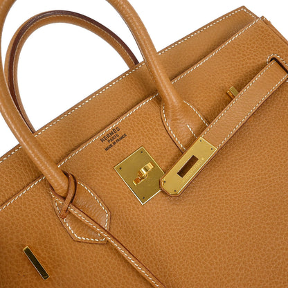 Hermes Natural Sable Ardennes Haut a Courroies 32 Handbag
