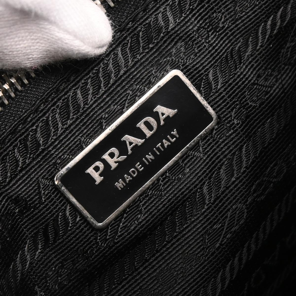 Prada Black Leather Messenger Bag Shoulder Bag