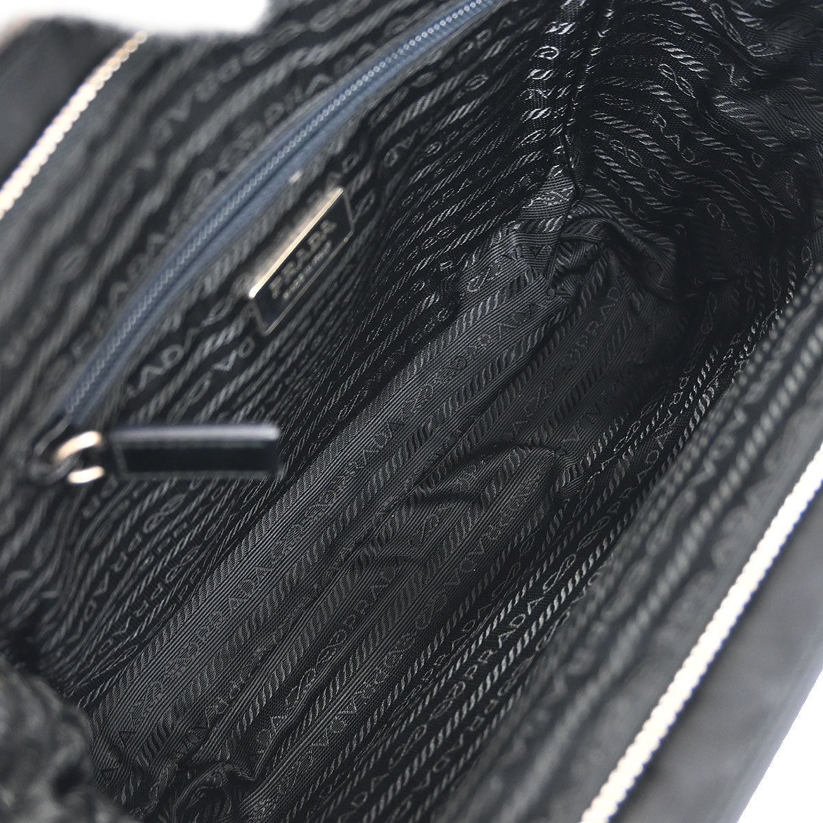 Prada Black Nylon Handbag