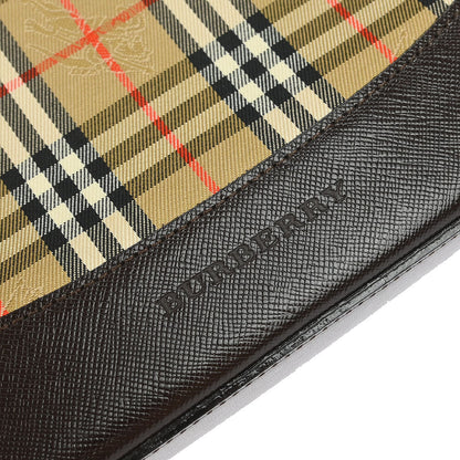 Burberry Beige Canvas House Check Handbag