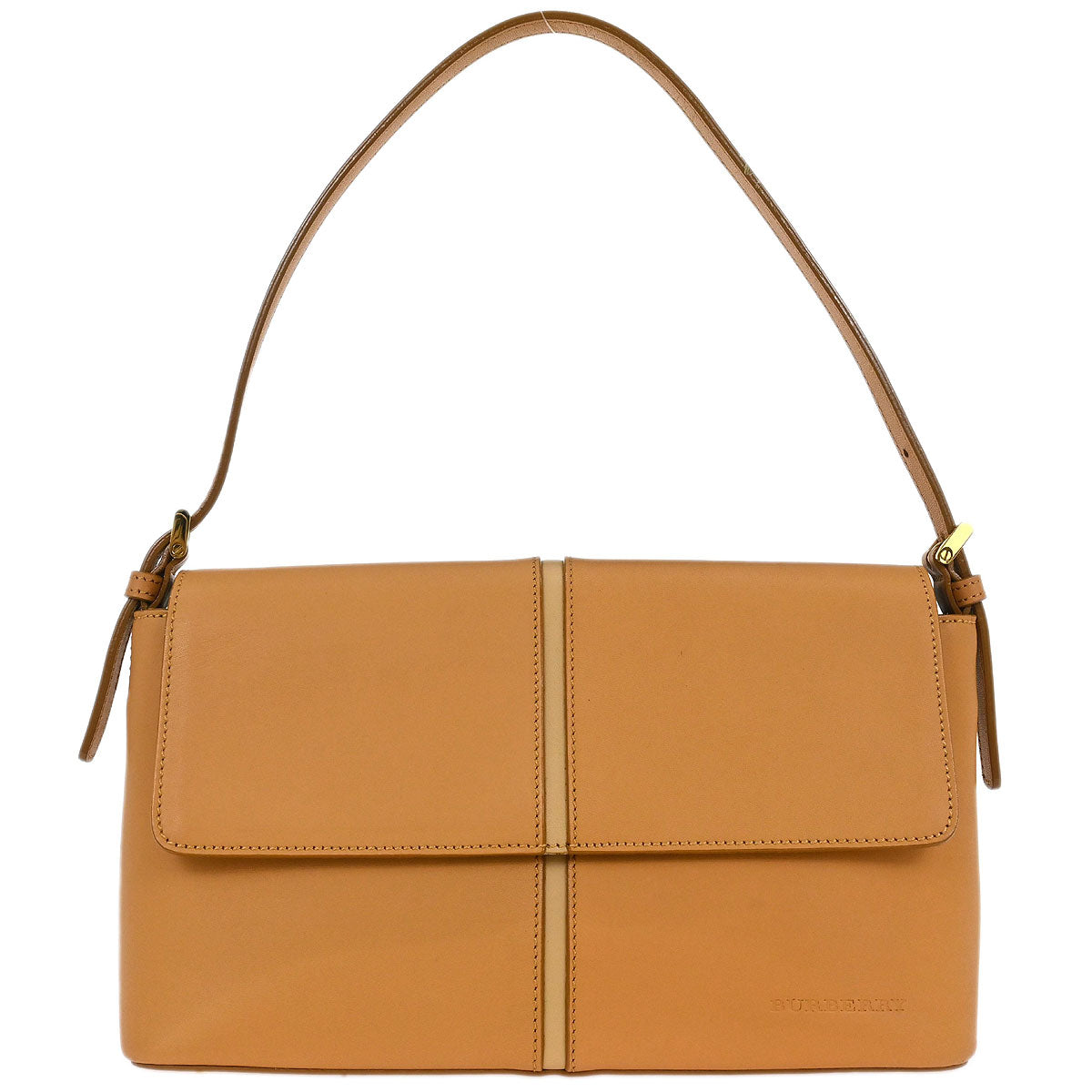 Burberry Beige Leather Shoulder Bag