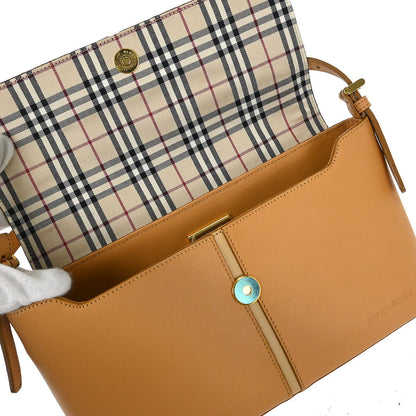 Burberry Beige Leather Shoulder Bag