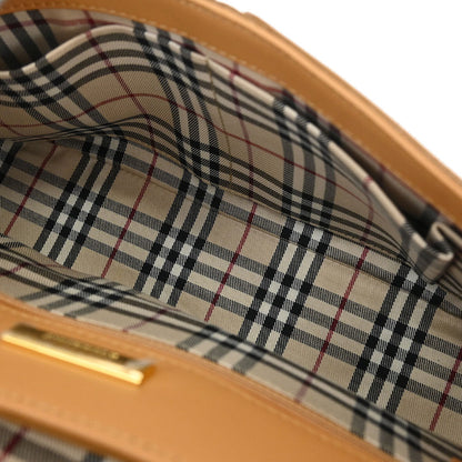 Burberry Beige Leather Shoulder Bag