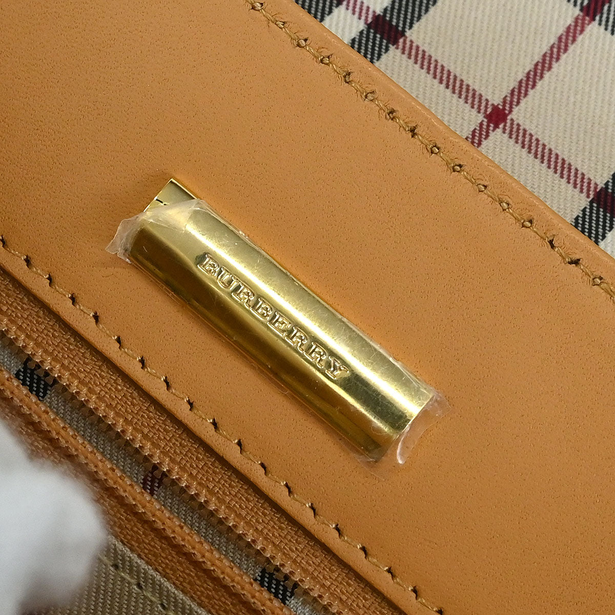 Burberry Beige Leather Shoulder Bag