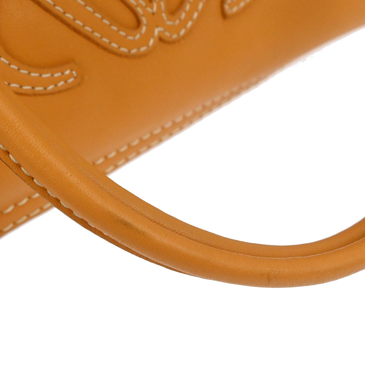 Loewe * Brown Leather Anagram Tote Handbag