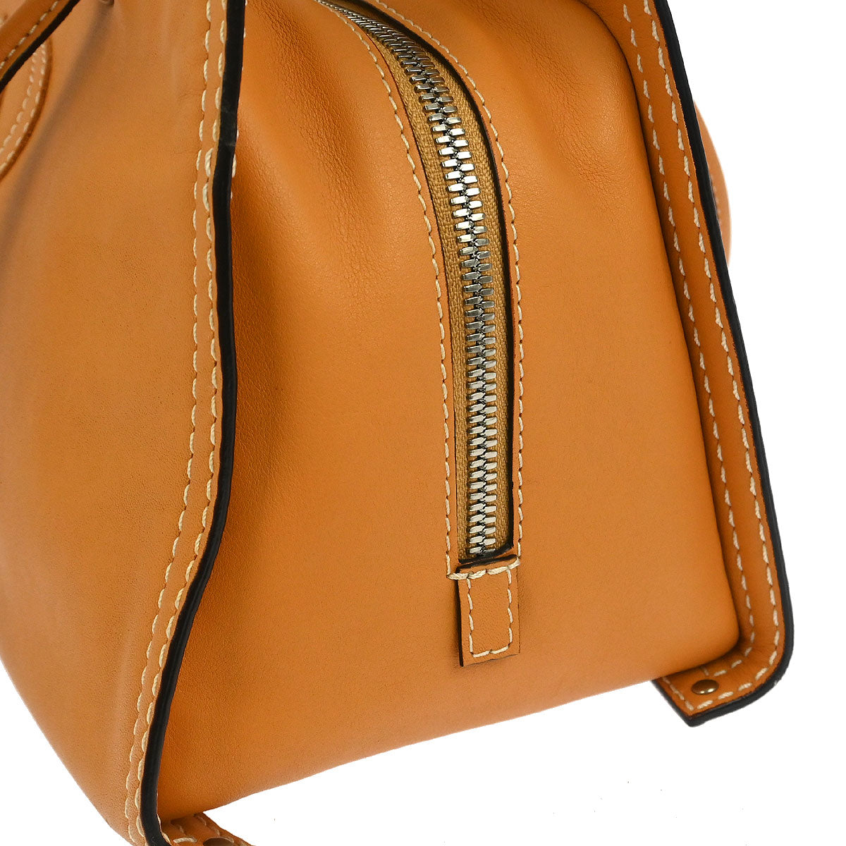 Loewe * Brown Leather Anagram Tote Handbag