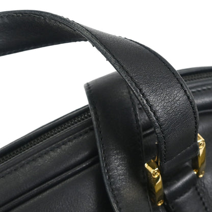 Loewe Gray Black Suede Lambskin Handbag