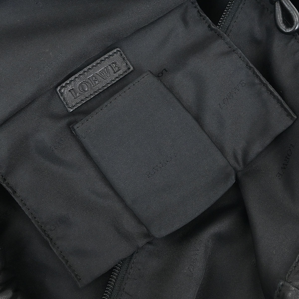 Loewe Black Lambskin Nappa Aire Handbag