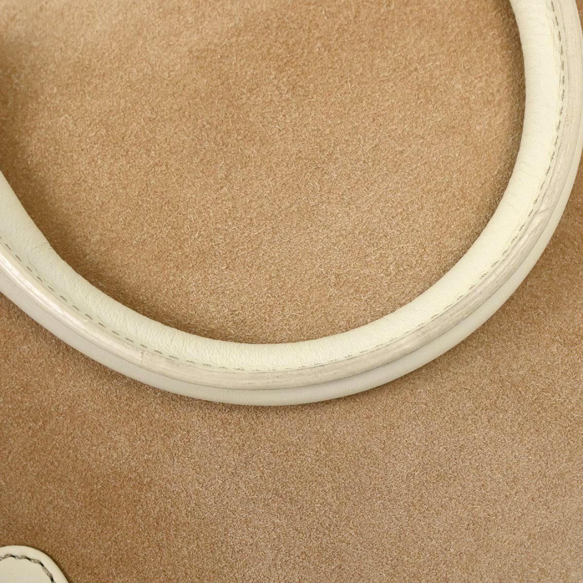 Loewe Beige Suede Amazona 28 Handbag