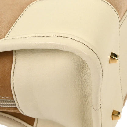 Loewe Beige Suede Amazona 28 Handbag