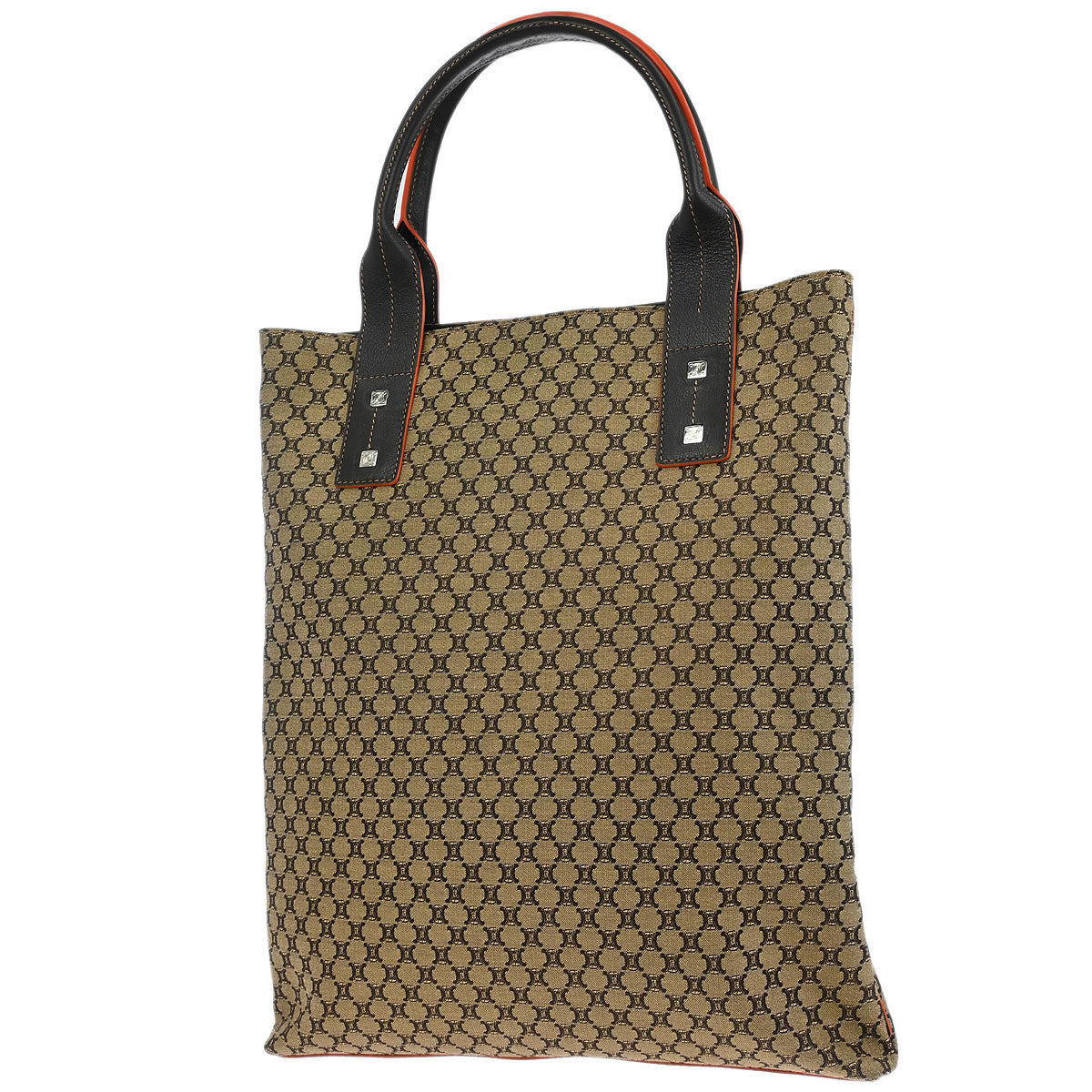 Celine * Brown Macadam Tote Bag