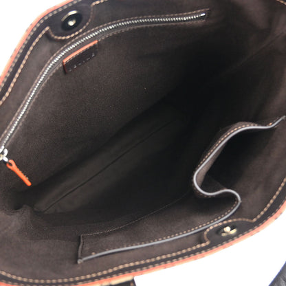 Celine * Brown Macadam Tote Bag