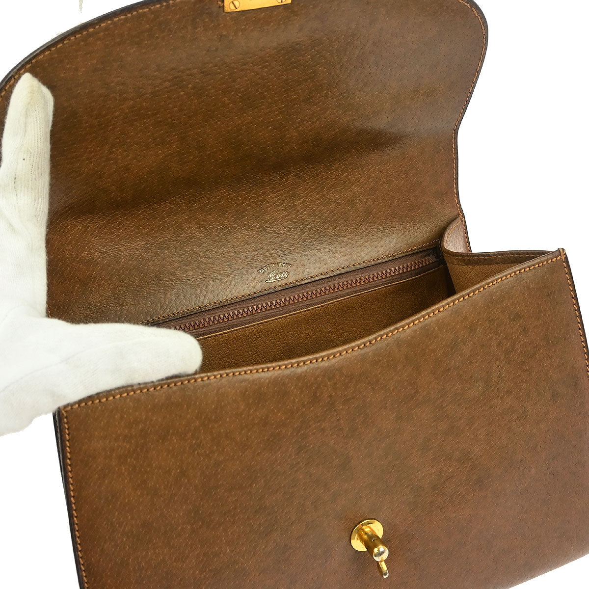 Gucci Brown Leather Handbag