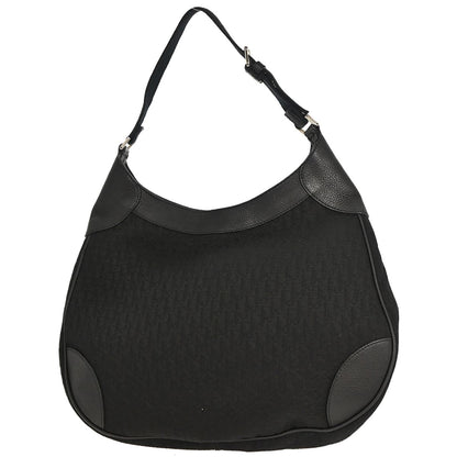 Christian Dior Black Canvas Trotter Handbag