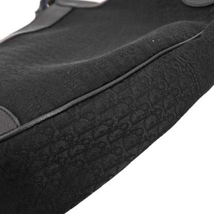 Christian Dior Black Canvas Trotter Handbag