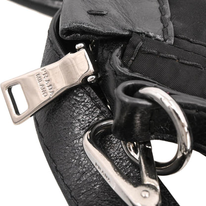 Prada Black Nylon 2way Shoulder Handbag