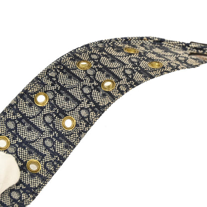 Christian Dior Navy Canvas Street Chic Trotter Handbag