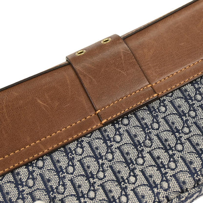 Christian Dior Navy Canvas Street Chic Trotter Handbag