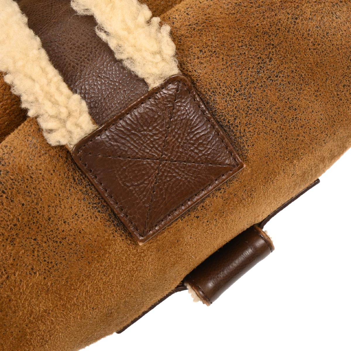 Christian Dior Brown Mouton Flight Shearling Handbag