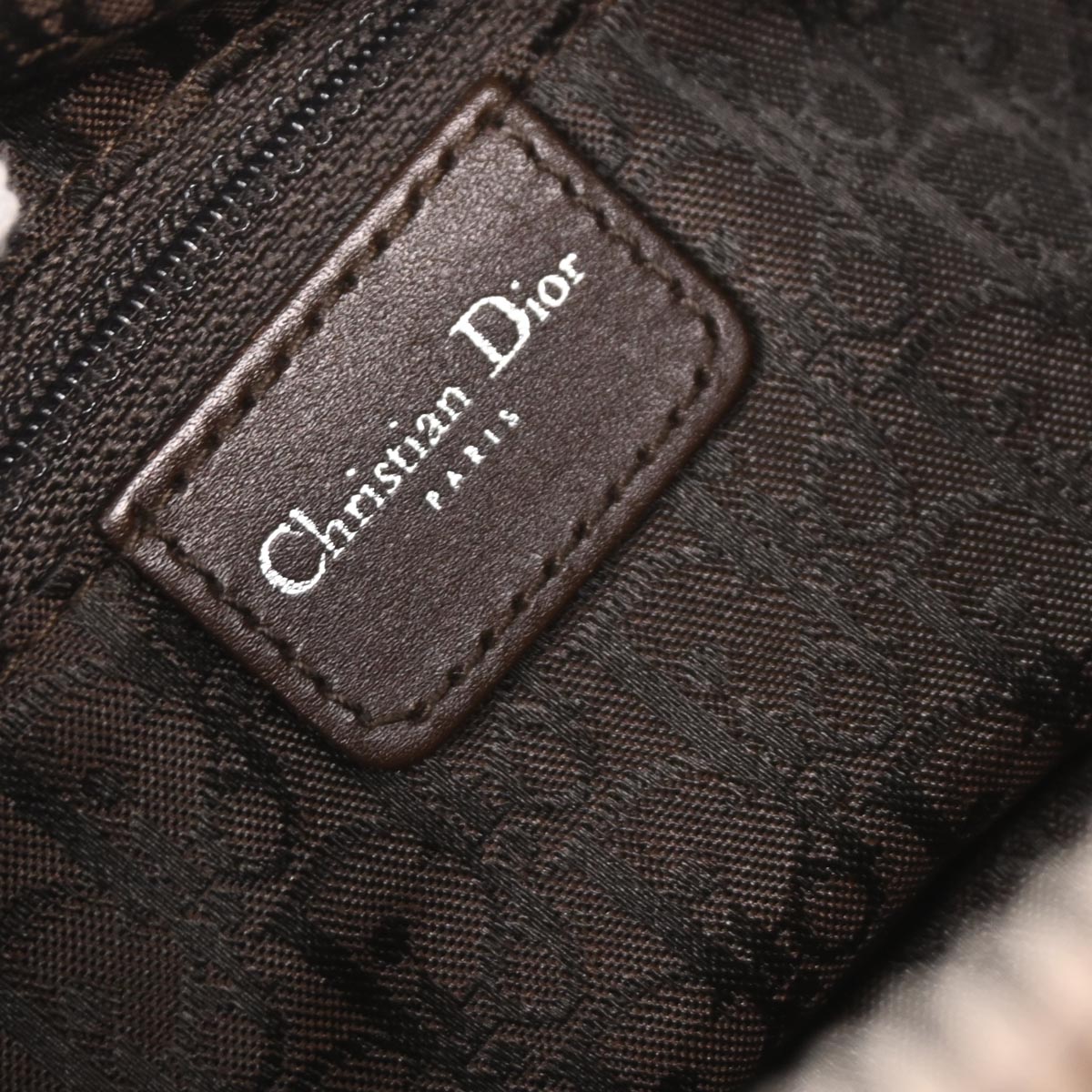 Christian Dior Brown Mouton Flight Shearling Handbag