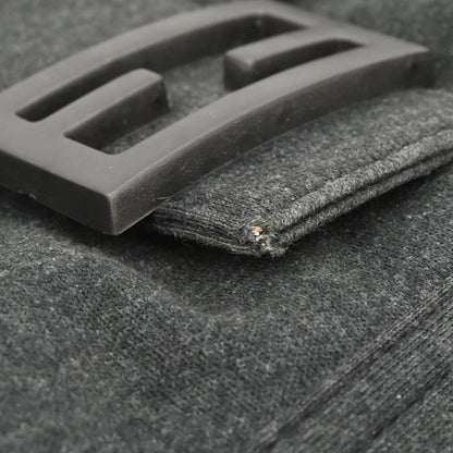 Fendi Gray Wool Baguette Handbag