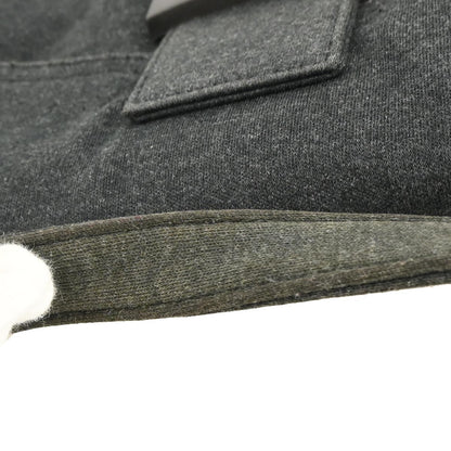 Fendi Gray Wool Baguette Handbag