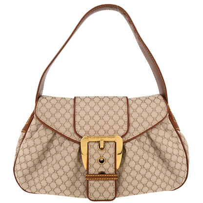 Celine * Beige Canvas Macadam Handbag