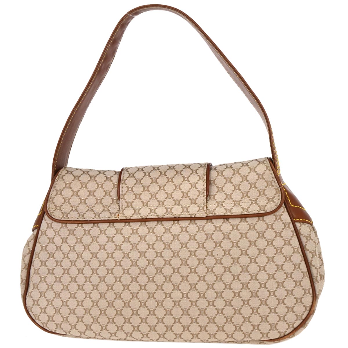 Celine * Beige Canvas Macadam Handbag
