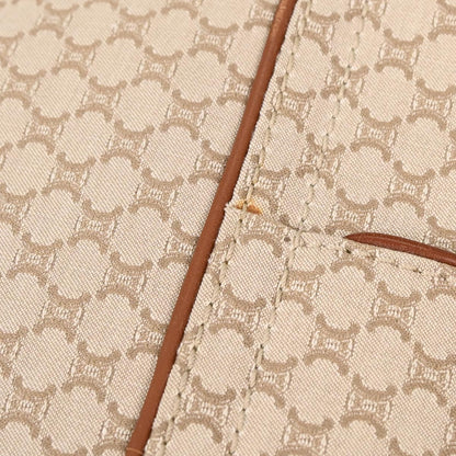 Celine * Beige Canvas Macadam Handbag