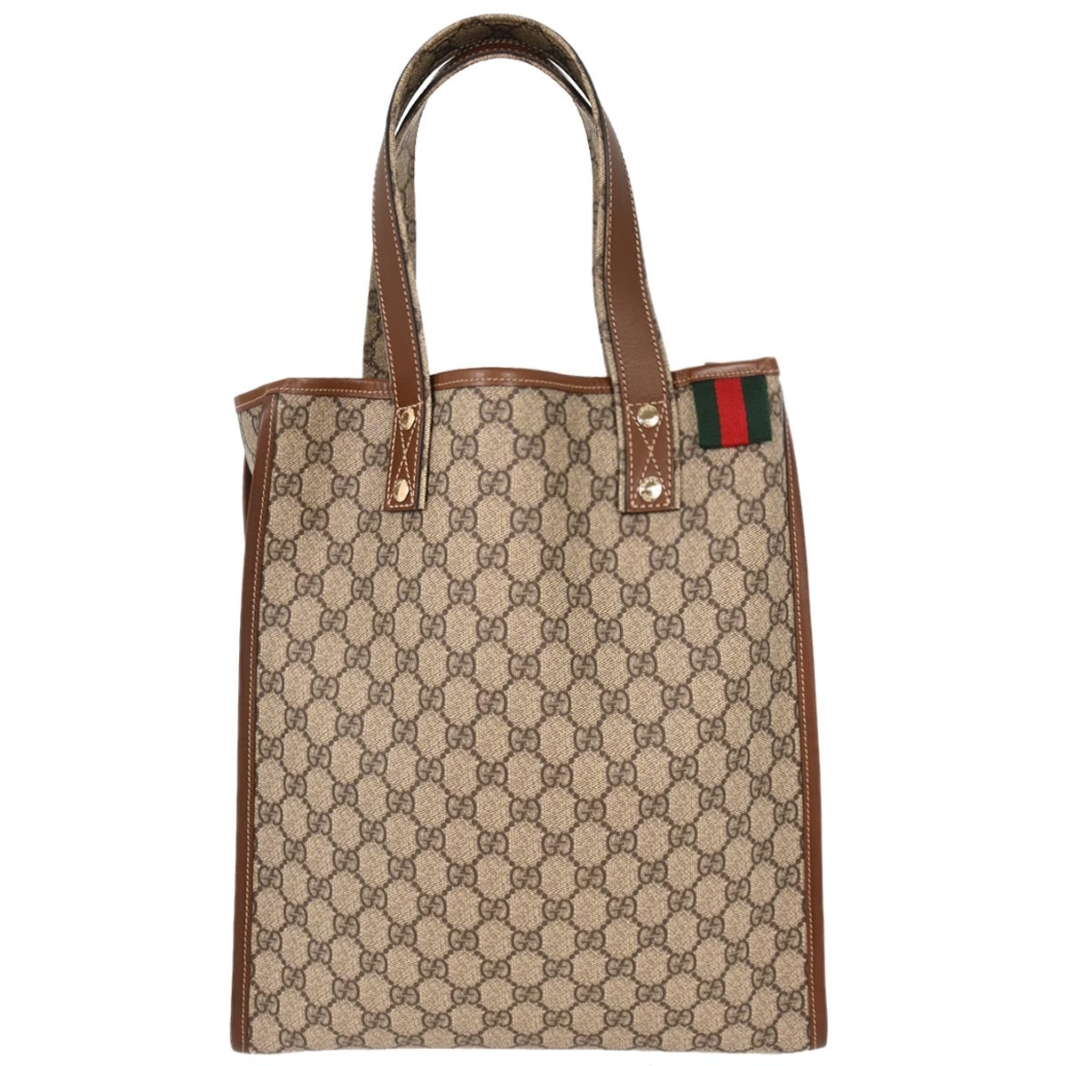 Gucci Beige PVC GG Tote Handbag