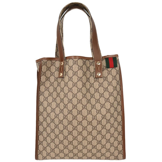 Gucci Beige PVC GG Tote Handbag