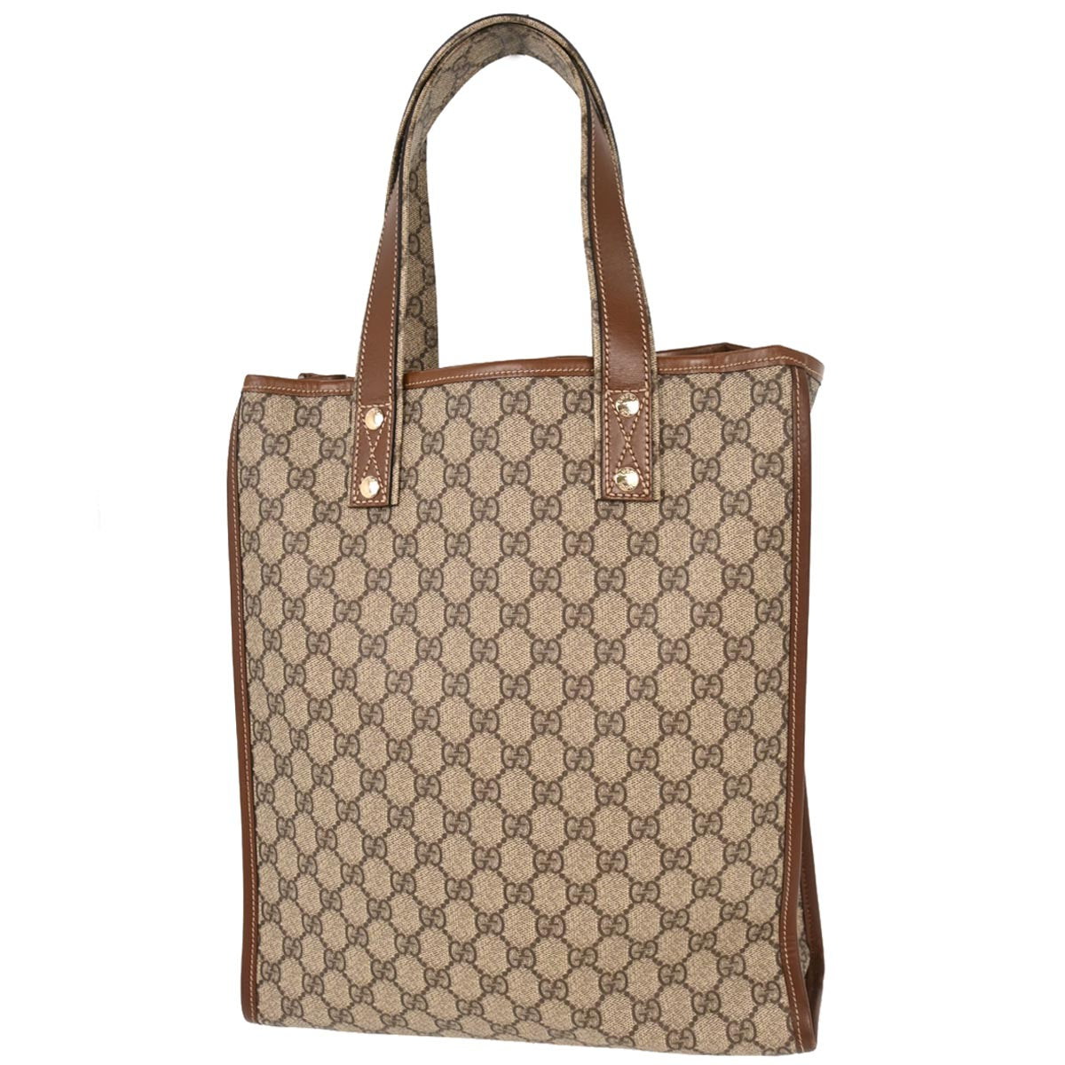 Gucci Beige PVC GG Tote Handbag