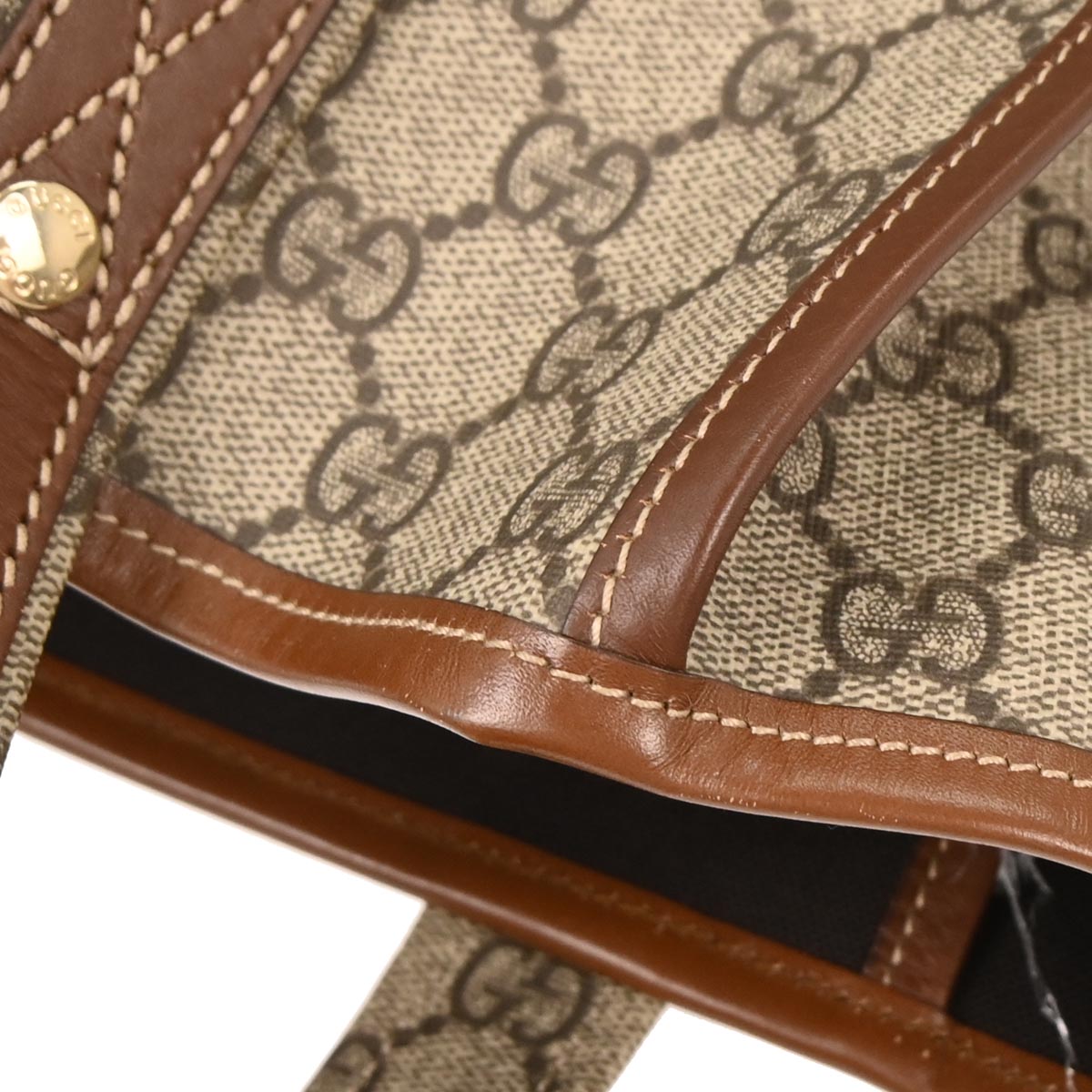 Gucci Beige PVC GG Tote Handbag