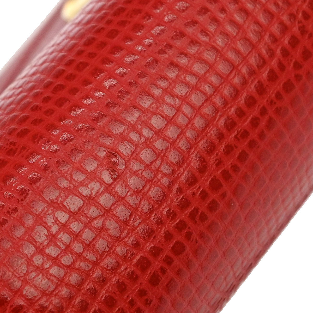 Christian Dior Red Leather Shoulder Bag