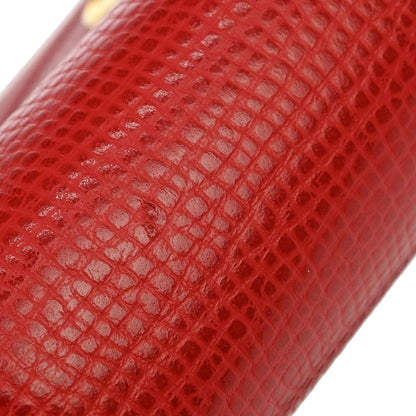 Christian Dior Red Leather Shoulder Bag