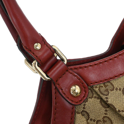 Gucci Brown Bordeaux GG Sukey Tote Bag