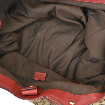 Gucci Brown Bordeaux GG Sukey Tote Bag