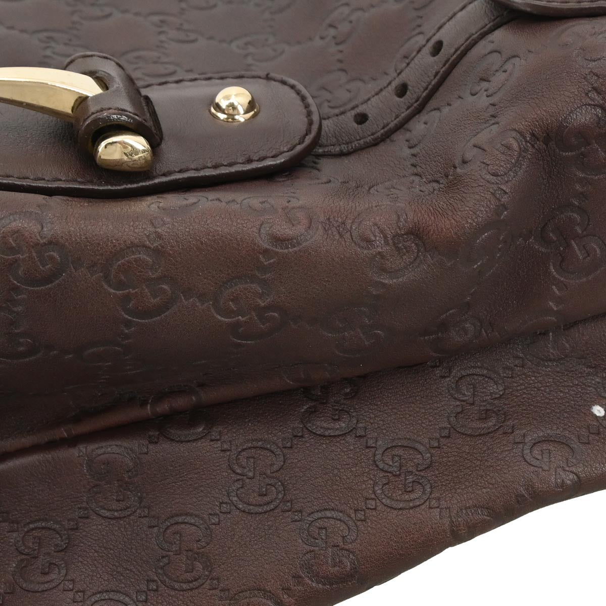 Gucci Brown Guccissima Leather Horsebit Hobo Handbag