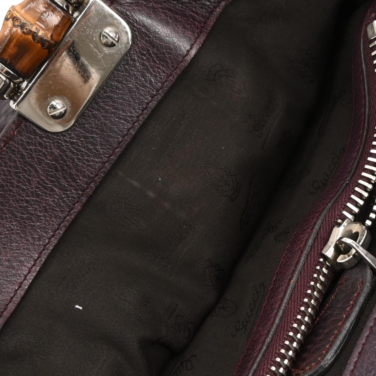 Gucci Brown Leather Tote Handbag