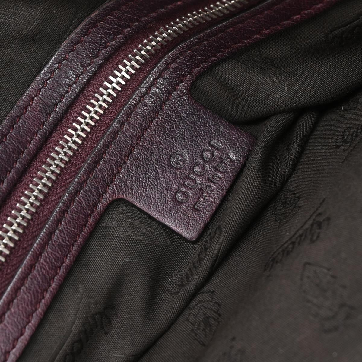 Gucci Brown Leather Tote Handbag