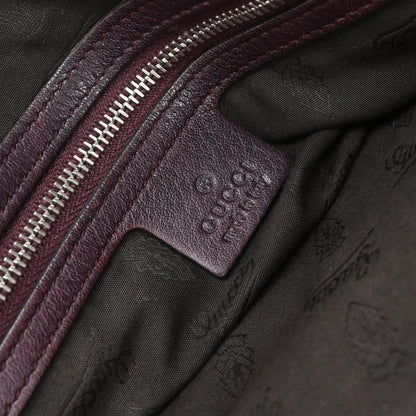 Gucci Brown Leather Tote Handbag