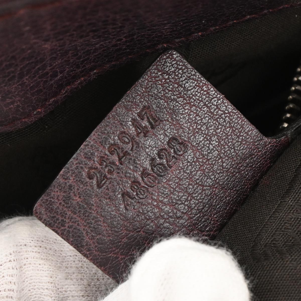 Gucci Brown Leather Tote Handbag