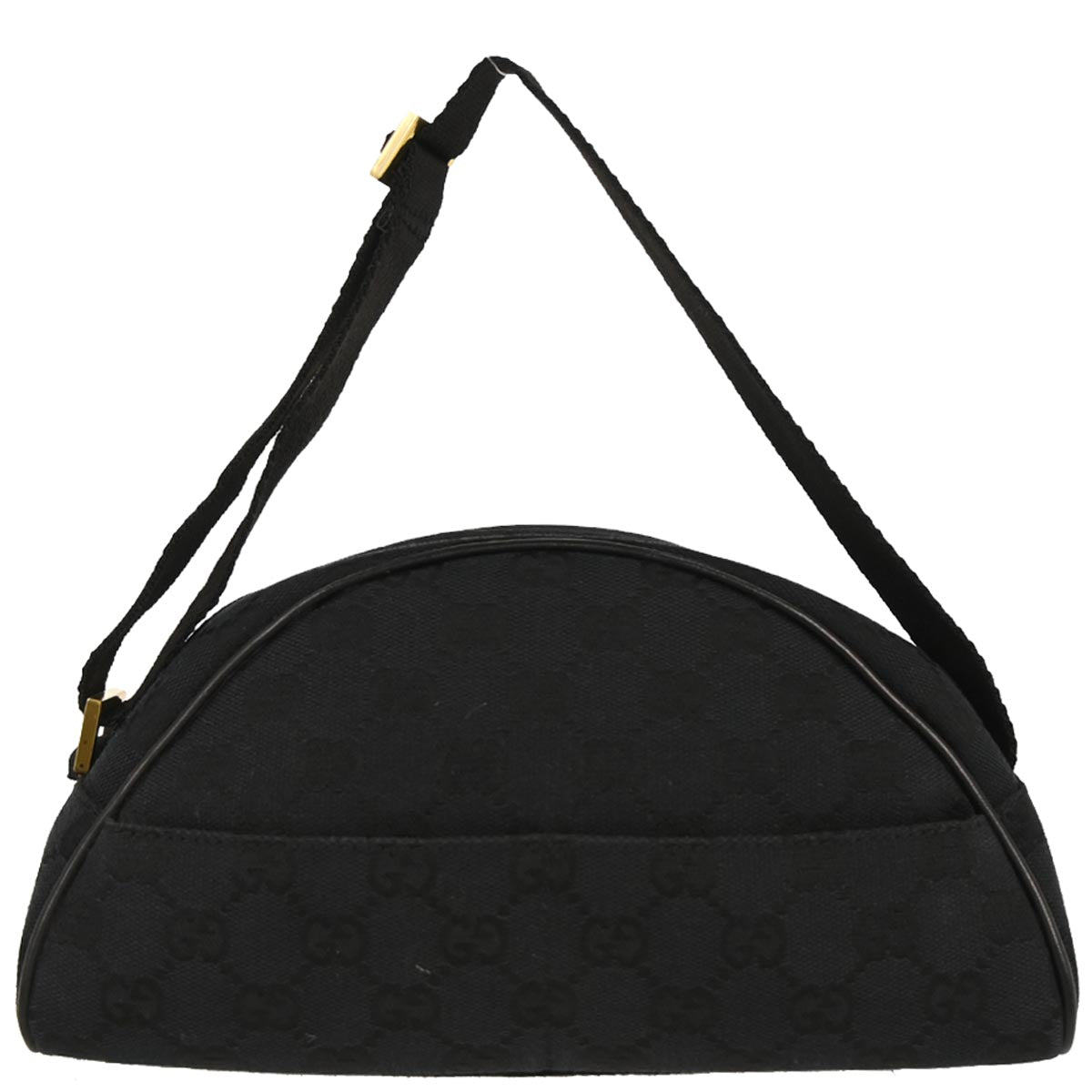 Gucci Black Canvas GG Handbag