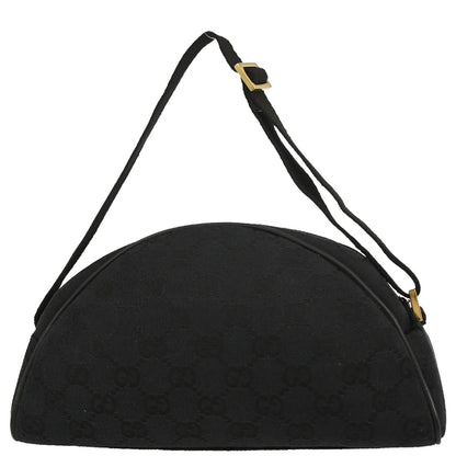 Gucci Black Canvas GG Handbag