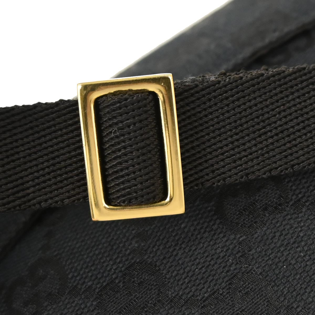 Gucci Black Canvas GG Handbag